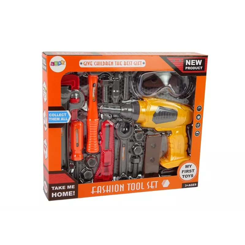 LEAN TOYS Lielais DIY komplekts + urbis rokdarbu komplekts