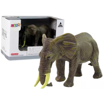 LEAN TOYS Lielā ziloņa kolekcionējama figūriņa Animals of the World