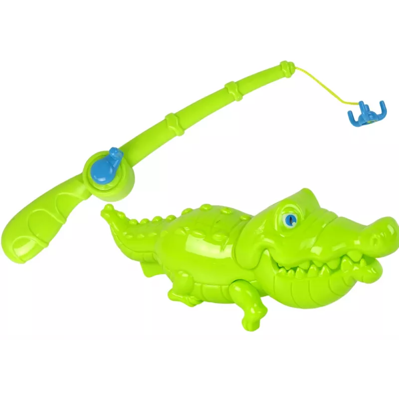 LEAN TOYS Lielais makšķerēšanas komplekts ar makšķeri Let's Go Fishing! 11 elementi