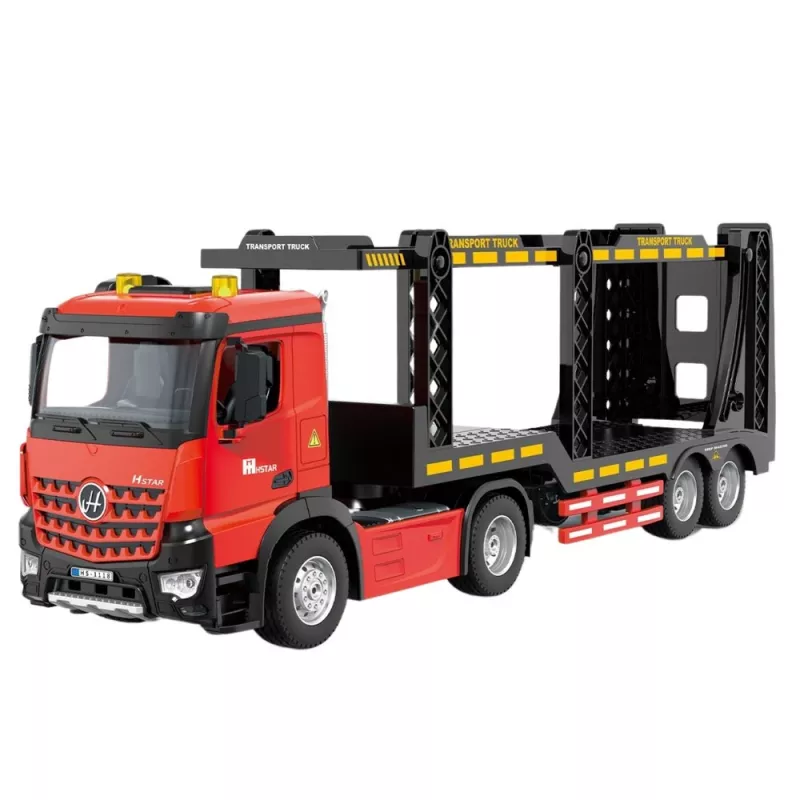 LEAN TOYS Large Lora Tow Truck tālvadības RC 2.4G 6CH sarkans