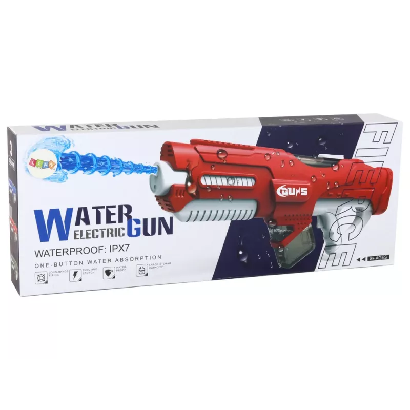LEAN TOYS Lielais sarkanais ūdens pistole 750ml ar brillēm