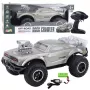 LEAN TOYS Liela attālināti vadāma bezceļu sporta automašīna RC Sudraba 1:8