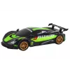 LEAN TOYS Liela attālināti vadāma sporta automašīna 1:10 Zaļa un Melna