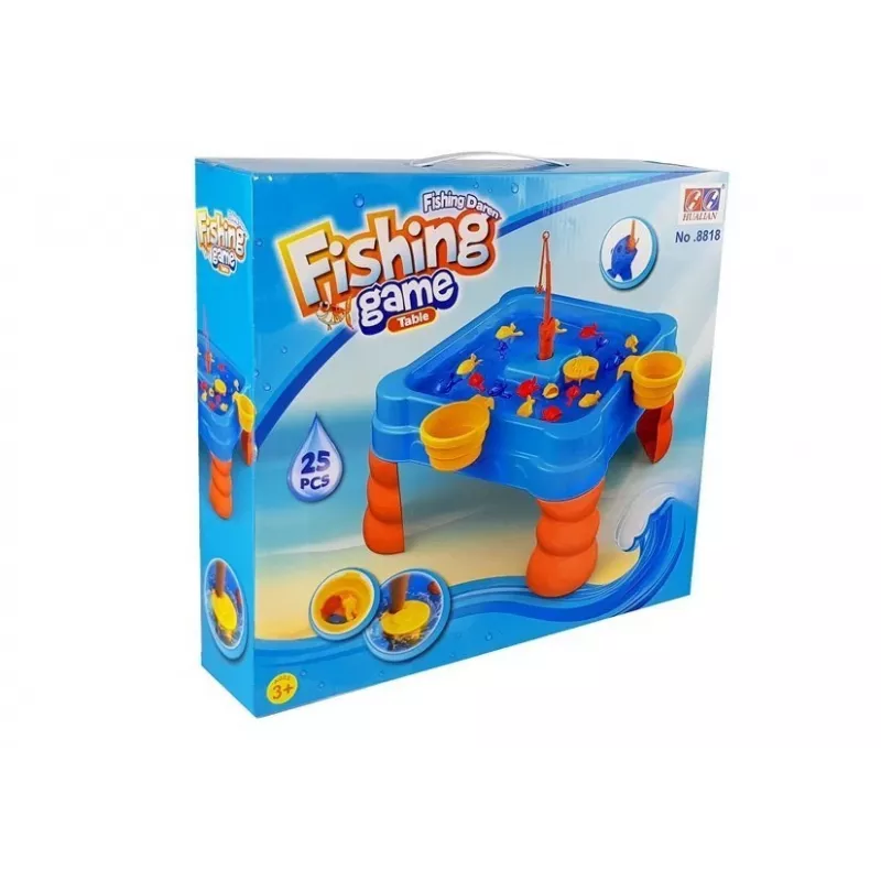 LEAN TOYS Lielais makšķerēšanas komplekts ar makšķerēm