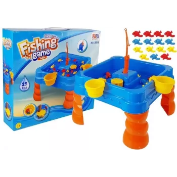 LEAN TOYS Lielais makšķerēšanas komplekts ar makšķerēm
