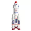 LEAN TOYS lielais kosmosa komplekts NLO raķetes roveri transportlīdzekļi kuģis citplanētietis 8 gab.
