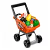 LEAN TOYS Lielais lielveikala kases aparāta un ratiņu komplekts - 60 daļas ar gaismām, skaņām un aksesuāriem, lomu spēles rotaļlieta bērniem no 3 gadiem