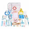 LEAN TOYS Little Doctor's komplekts - Medicīnas instrumenti - Īsti aksesuāri - 36 gab.
