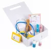 LEAN TOYS Little Doctor's komplekts - Medicīnas instrumenti - Īsti aksesuāri - 36 gab.