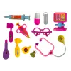 LEAN TOYS Little Doctor Set Case Pink Stethoscope