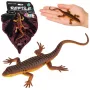 LEAN TOYS Ķirzaka Dzīvdzemdētāja Gumijas Figūriņa Izstiepjama Reālistiska 12.5 cm