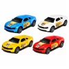 LEAN TOYS Lora transportieris evakuators ar 4 automašīnām, gaismām un skaņām – berzes darbināms rotaļu auto pārvadātājs ar noņemamu piekabi