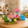 LEAN TOYS magnētiskie būvbloki 50 gabalu komplekts – 3D pikseļu vienradža kubi, ABS plastmasa, radošā konstruēšanas rotaļlieta