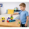 LEAN TOYS magnētiskie konstrukcijas klucīši kubi 3D klucīši krāsaini 96 gab.