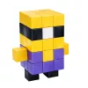 LEAN TOYS magnētiskie konstrukcijas klucīši kubi 3D klucīši krāsaini 96 gab.