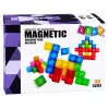 LEAN TOYS Magnētiskie konstrukcijas bloki Kubi Krāsaini 3D kubi 160 gab.