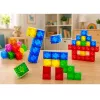 LEAN TOYS Magnētiskie konstrukcijas bloki Kubi Krāsaini 3D kubi 160 gab.