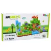 LEAN TOYS magnētiskie konstruktoru klucīši kubi Square World 3D 114 gabali