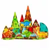 LEAN TOYS Magnētiskie konstruktoru bloki Dinozauri Vulkāns 31 gab.