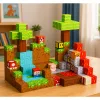 LEAN TOYS Magnētiskie konstrukcijas bloki Pixel World Krāsainie kubi 146 gab.
