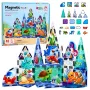 LEAN TOYS Magnētiskie konstruktora bloki Jūras dzīvnieki Okeāns 40 gab.