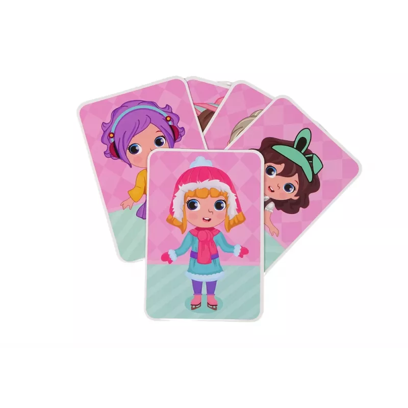 LEAN TOYS Magnētiskā puzļu grāmata Tērpu komplekti