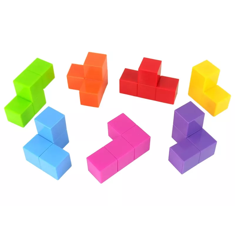 LEAN TOYS Magnetic Puzzle Cube Double-Sided Cards 108 Challenges