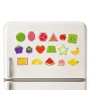 LEAN TOYS Magnetic Puzzle Learning Fruits 30 Pieces – Izglītojoši augļu magnēti tāfeles, baltās tāfeles un ledusskapjiem