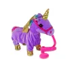 LEAN TOYS Mascot Horse Interactive Unicorn Purple Golden Wings