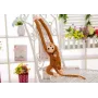 LEAN TOYS Mascot Plush Monkey with Baby, Light Brown 90 cm