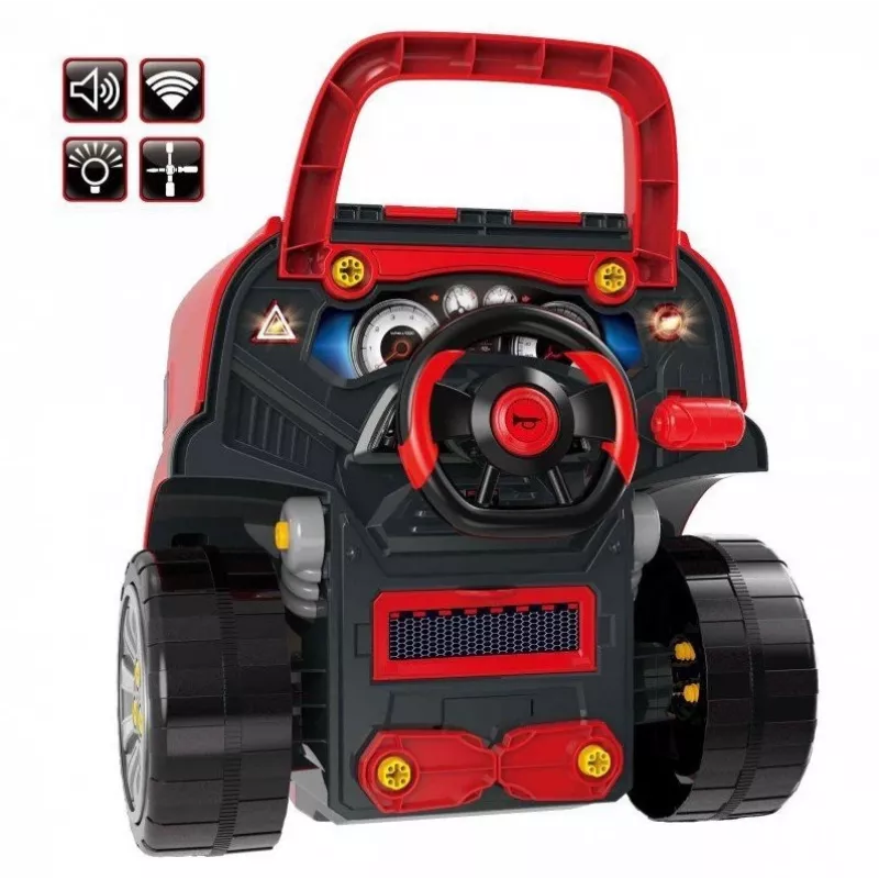 LEAN TOYS Mehāniķa komplekts, Kravas auto izjaukšanai, Darbnīcas instrumenti
