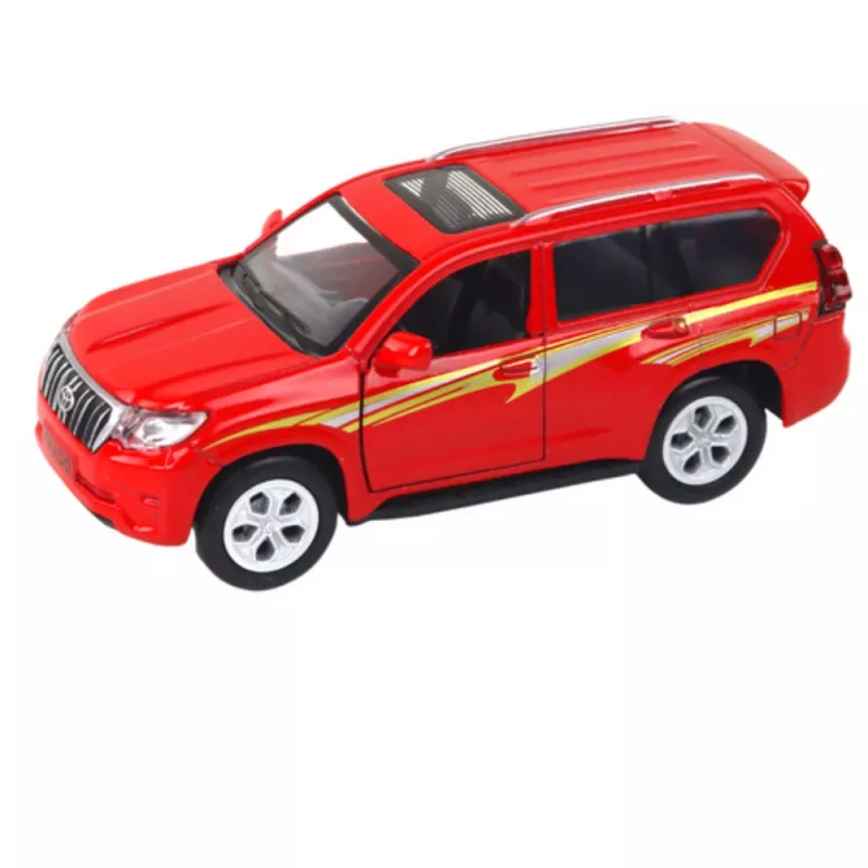 LEAN TOYS Metāla automašīna 12 cm Skaņas efekti Gaisma Dažādas krāsas
