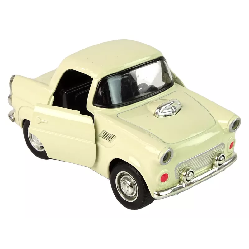 LEAN TOYS Metāla automašīna Classic ar atveramām durvīm un skaņu