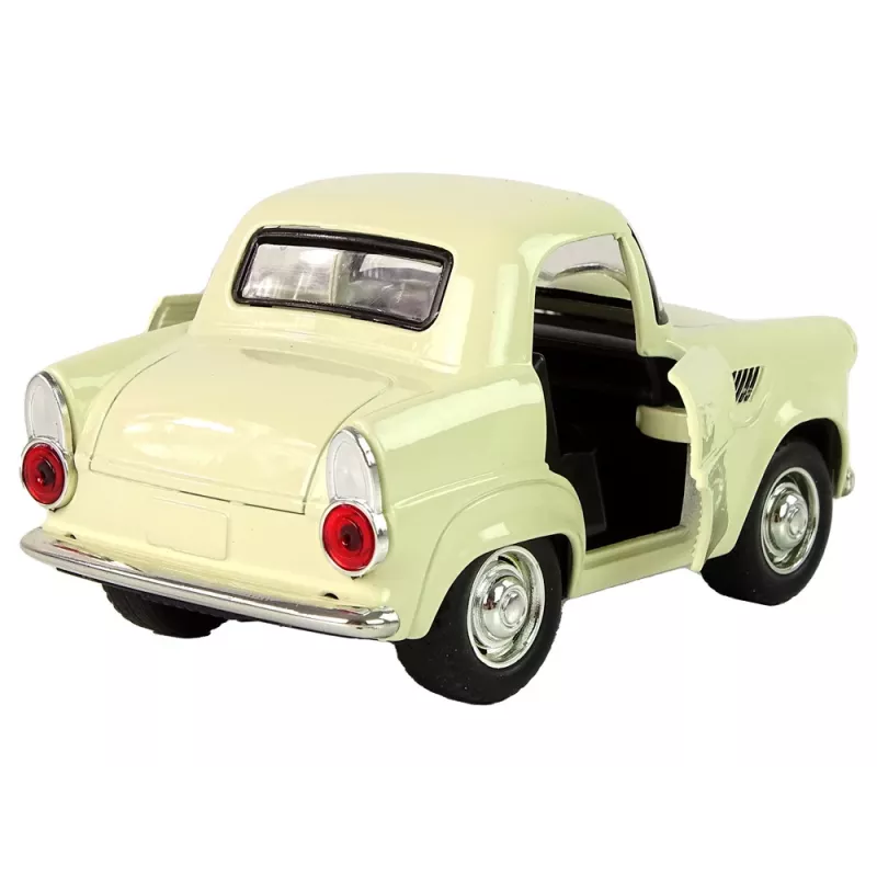 LEAN TOYS Metāla automašīna Classic ar atveramām durvīm un skaņu