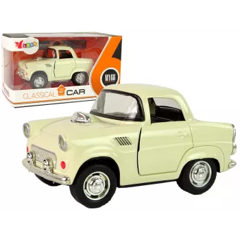 LEAN TOYS Metāla automašīna Classic ar atveramām durvīm un skaņu