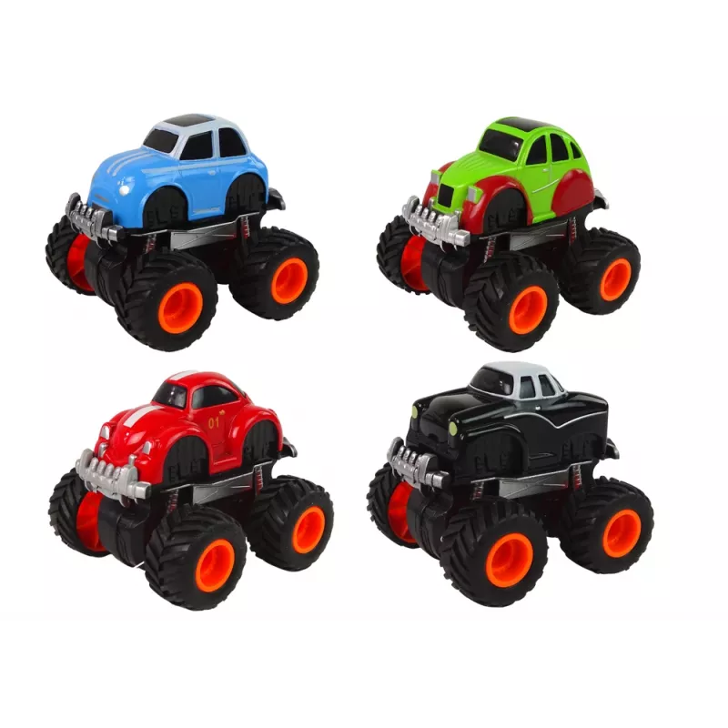 LEAN TOYS Metāla automašīna ar lieliem riteņiem, dažādi dizaini HXHG08