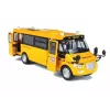 LEAN TOYS Metāla skolas autobuss ar berzes piedziņu, liešanas modelis