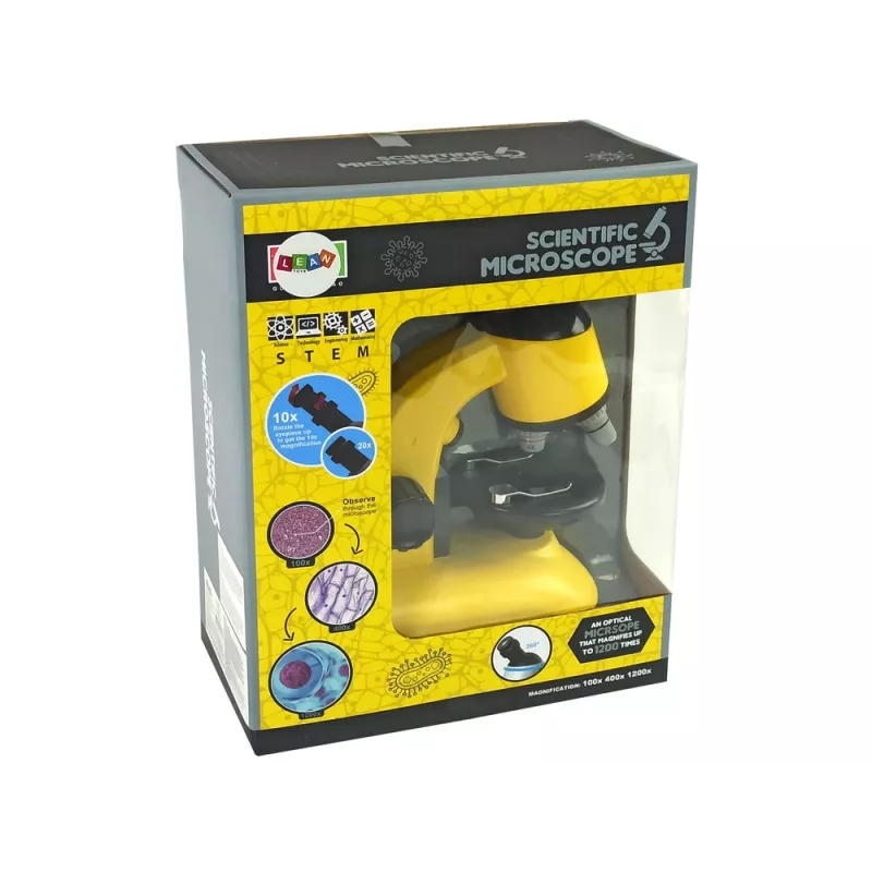LEAN TOYS Mikroskops Mazajam Zinātniekam Izglītojošs Komplekts