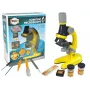 LEAN TOYS Mikroskops Zinātniekam Izglītojošs Komplekts Dzeltens 100x 400x 1200x