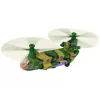 LEAN TOYS Militārais helikopters Milzīgi spārni Gaisma Skaņa Moro