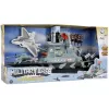 LEAN TOYS Militārais komplekts Militārais kuģis Kaujas armijas lielgabali Gaismas skaņas