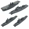 LEAN TOYS Militārais komplekts ar karavīriem, transportlīdzekļiem, kuģiem, iznīcinātājiem un bāzi, 54 gab.