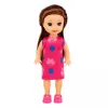 LEAN TOYS Mini leļļu komplekts ar kases aparātu, pārdevēju, hamburgeru un saldējuma aksesuāriem