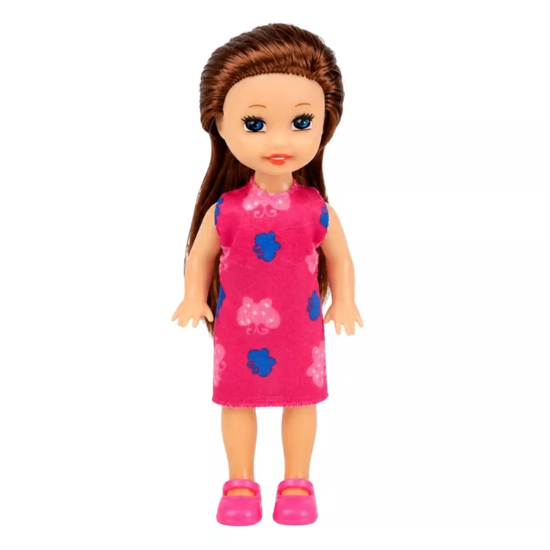 LEAN TOYS Mini leļļu komplekts ar kases aparātu, pārdevēju, hamburgeru un saldējuma aksesuāriem