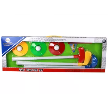 LEAN TOYS Mini Golfa komplekts bērniem, nūjas, 12 gab.