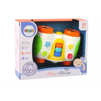 LEAN TOYS Multifunkcionālie interaktīvie binokļi mazulim Bērnu teleskops