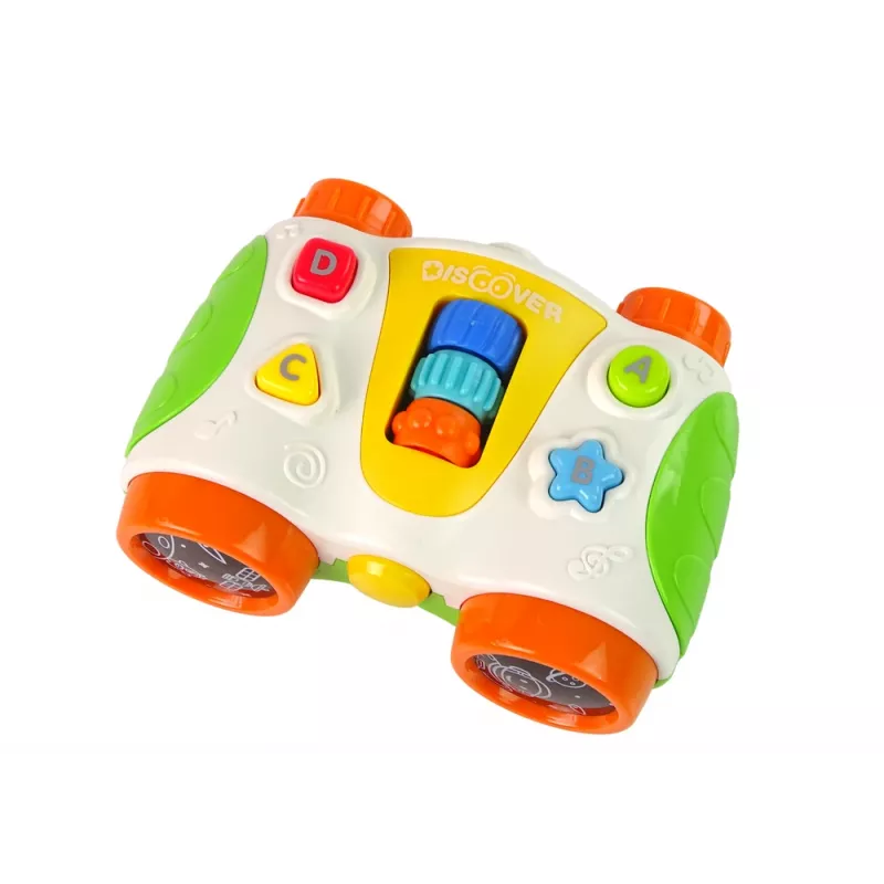 LEAN TOYS Multifunkcionālie interaktīvie binokļi mazulim Bērnu teleskops