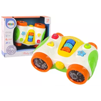 LEAN TOYS Multifunkcionālie interaktīvie binokļi mazulim Bērnu teleskops