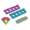 LEAN TOYS Nagu krāsošanas komplekts Nagu lakas Pildspalvas Krāsainas uzlīmes