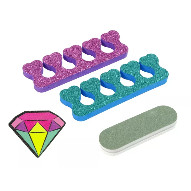 LEAN TOYS Nagu krāsošanas komplekts Nagu lakas Pildspalvas Krāsainas uzlīmes